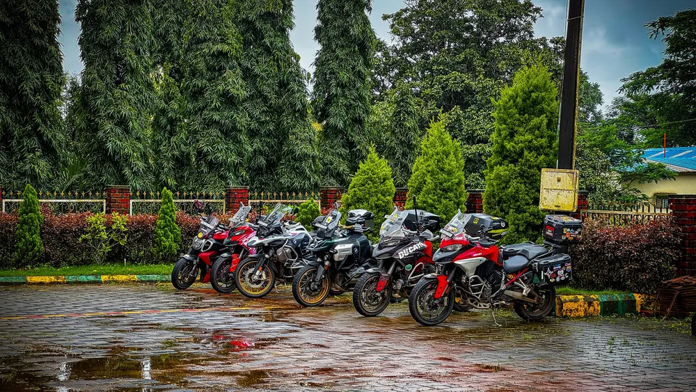 Taking a breather in the rains.