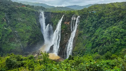 Full monsoon flow, seen through the mist